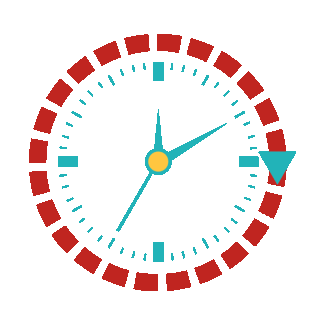 右旋，即：向后旋转（顺时针）