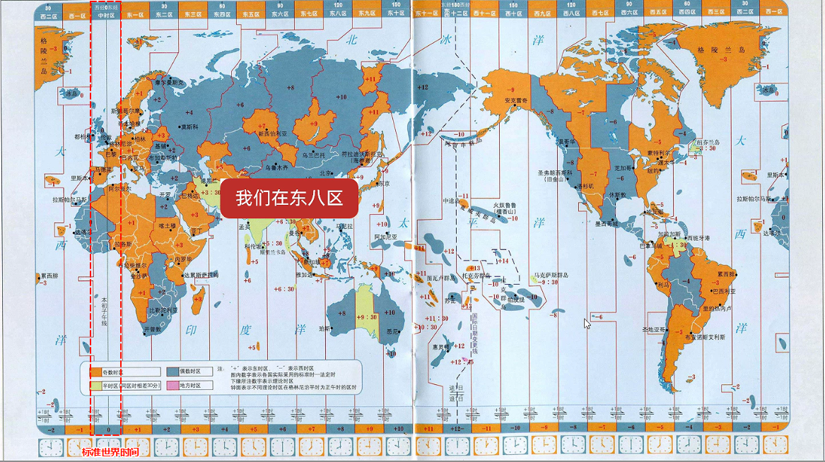 零度经线（本初子午线）